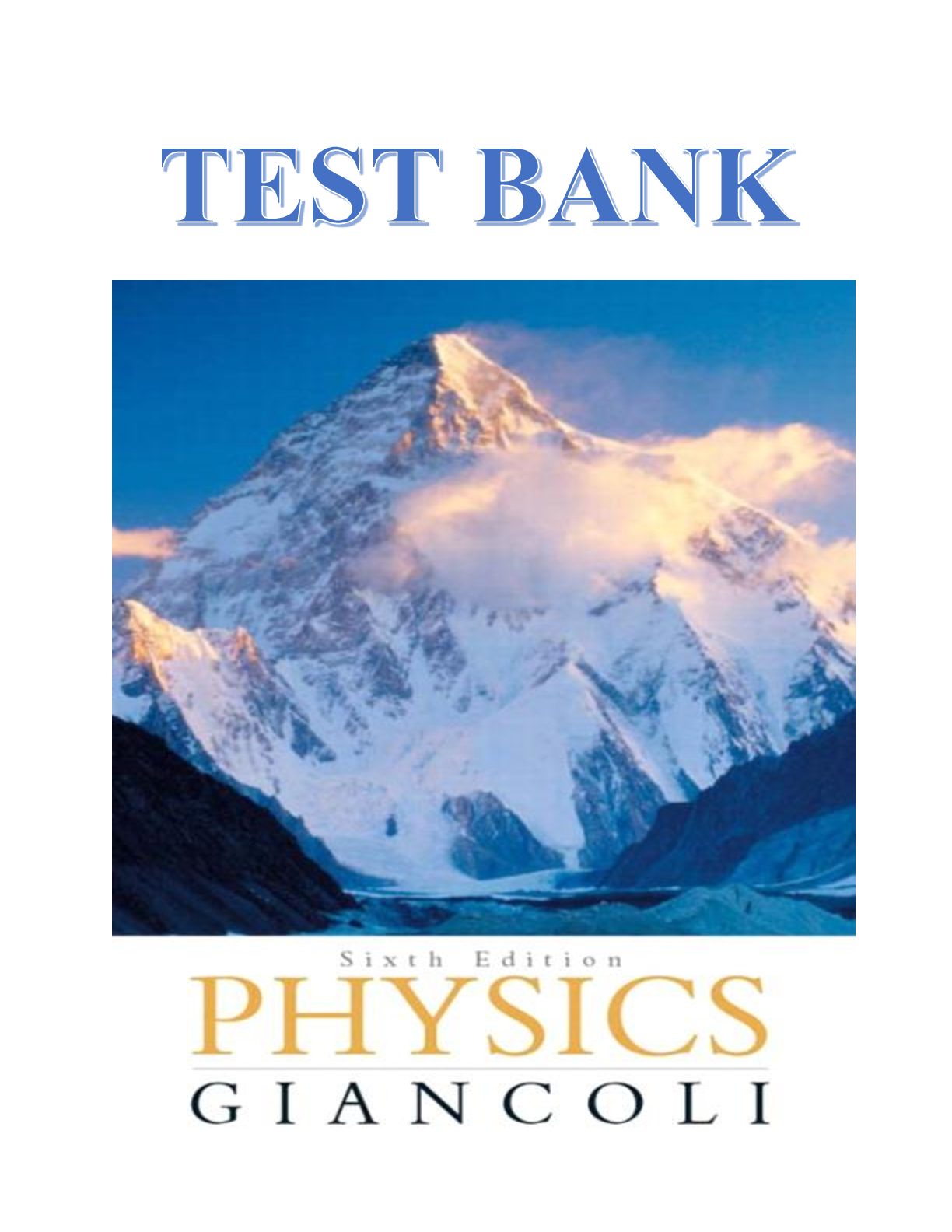 Preview image for TEST BANK FOR PHYSICS PRINCIPLES WITH APPLICATIONS 6TH EDITION BY DOUGLAS C. GIANCOLI